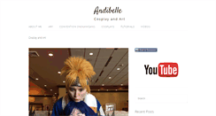 Desktop Screenshot of andibelle.com